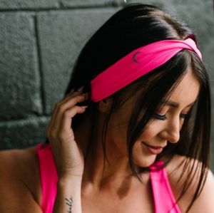 Zyia Hot Pink Light n Tight Headband